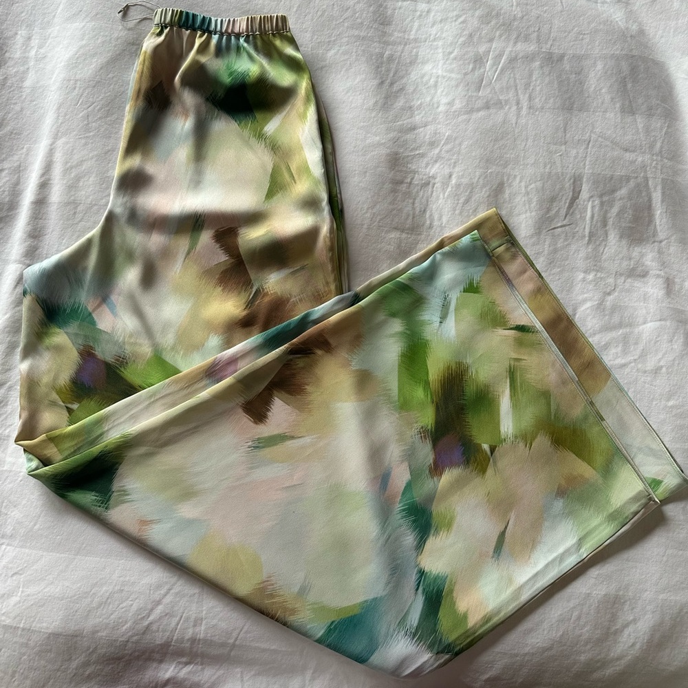 Favorite Daughter Multicolor Satin Pants